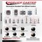 Service Caster 2'' Black Metal Hood Twin Wheel Caster Nylon Wheels 5/16 Thread Stem , 4PK SCC-TS02S50D-NYS-FB-5161812-4 - alternate 2